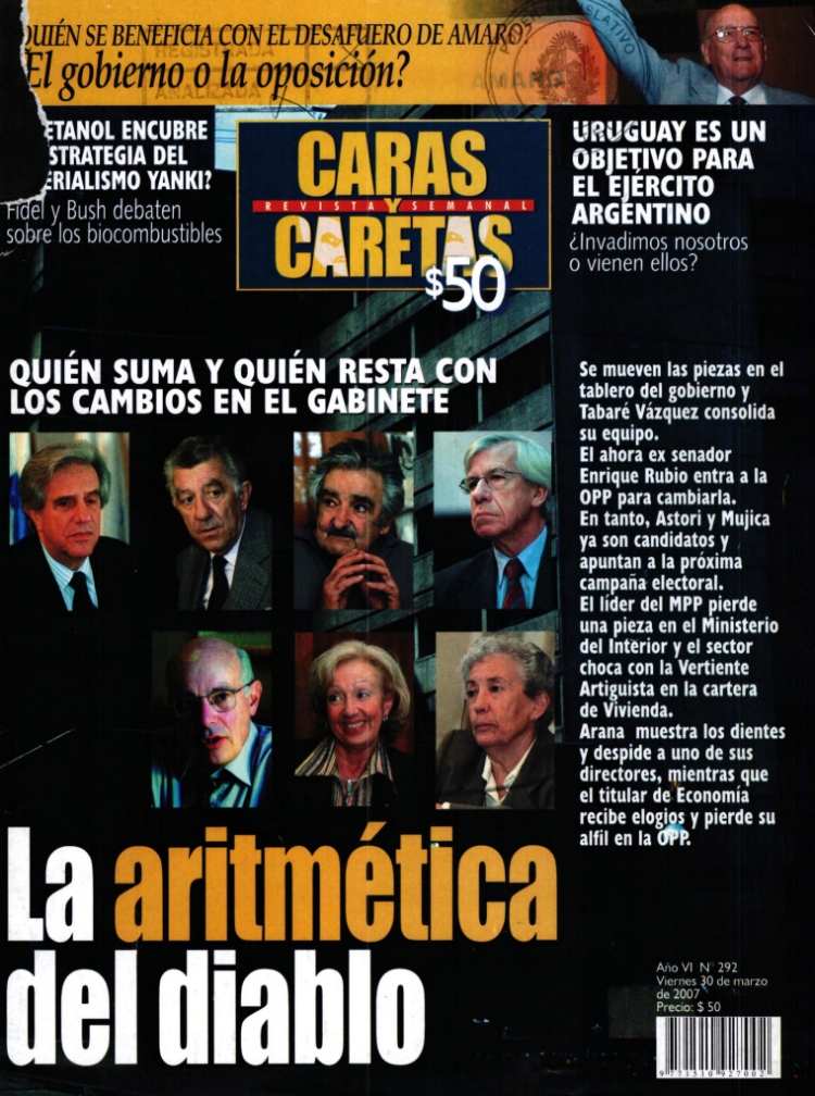 CARAS Y CARETAS del 30/03/2007
